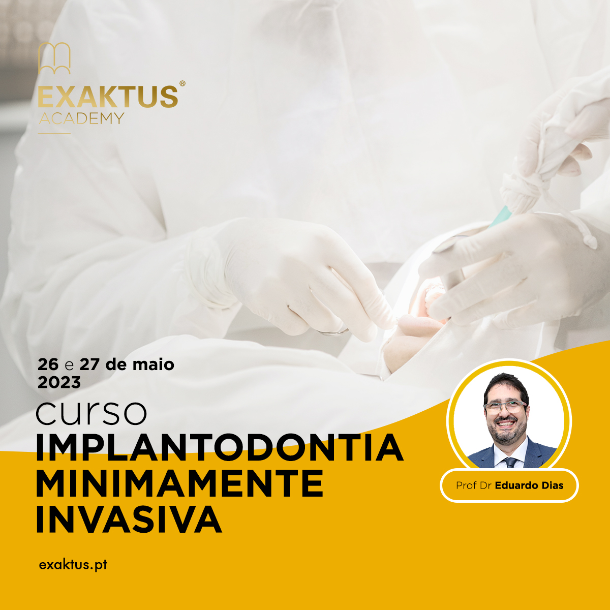 CURSO IMPLANTODONTIA MINIMAMENTE INVASIVA